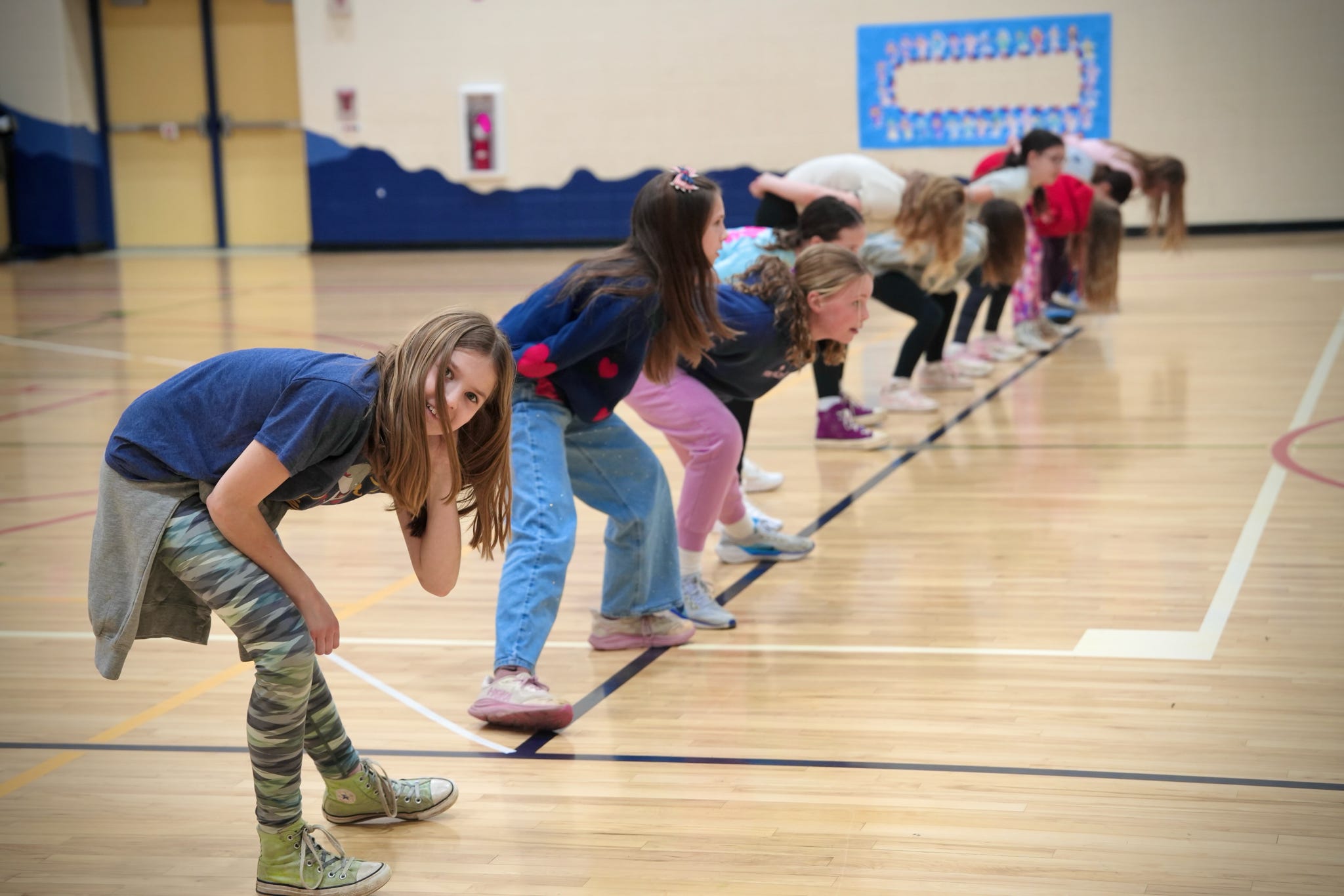 Speedskating in PE Class